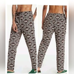 M319) Guess Original Elijah Printed All Over Logo Sweatpants Size Large